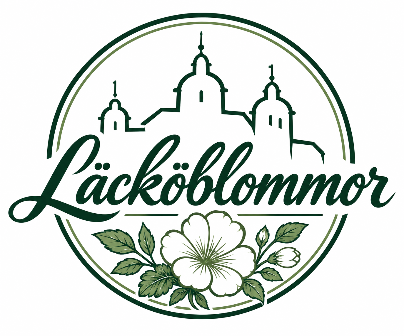 Läcköblommors runda blomsteremblem